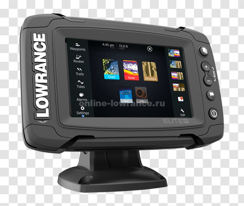 Chartplotter Lowrance Electronics Fish Finders Global Positioning System Display Device - Multimedia - Electronic Transparent PNG