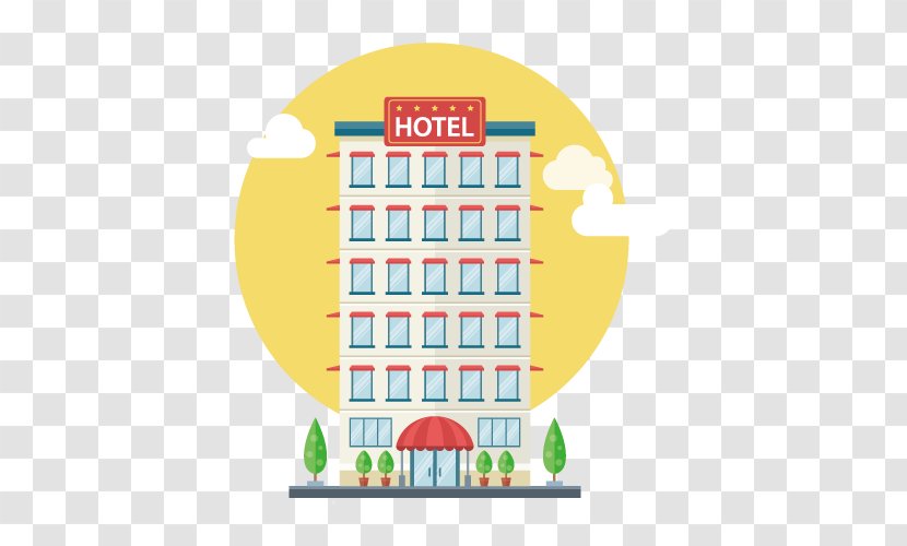 Hotel Building - Pattern Transparent PNG