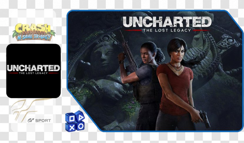 Uncharted: The Lost Legacy Uncharted 4: A Thief's End 2: Among Thieves Drake's Fortune Chloe Frazer - Playstation 4 - Naughty Dog Transparent PNG