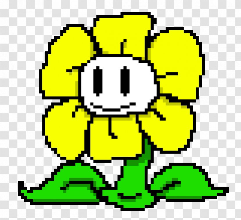 Pixel Art Undertale Bob The Angry Flower Flowey Transparent PNG