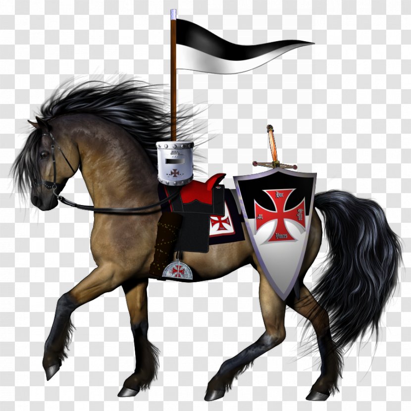 Crusades Horse Knight - Tack Transparent PNG