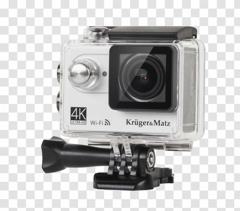 Microphone Action Camera Video Cameras 4K Resolution Krüger & Matz - Highdefinition Television Transparent PNG