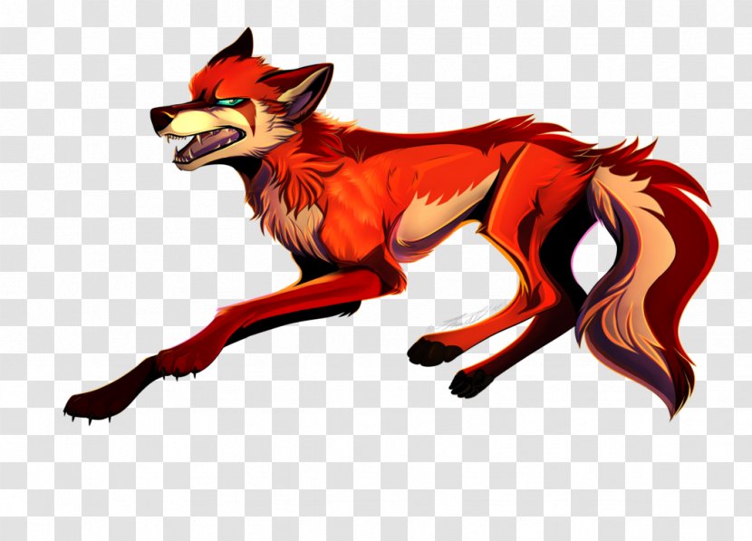 Red Fox Drawing Art YouTube - Supernatural Creature - Dynamic Fashion Color Shading Background Transparent PNG