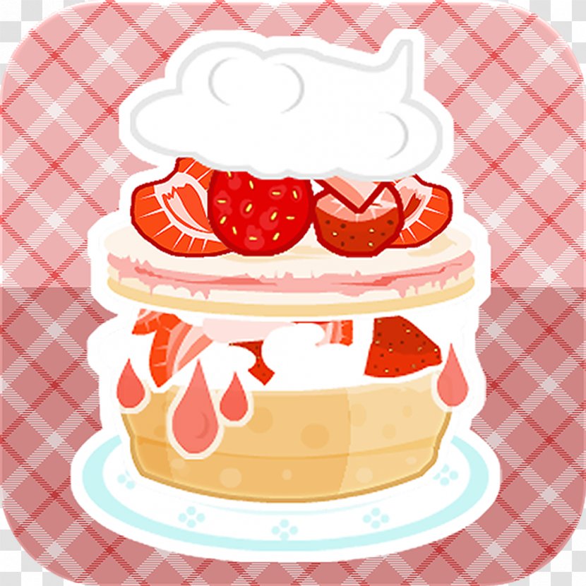 Strawberry Shortcake Donuts Cheesecake Torte Sponge Cake - Decorating Transparent PNG