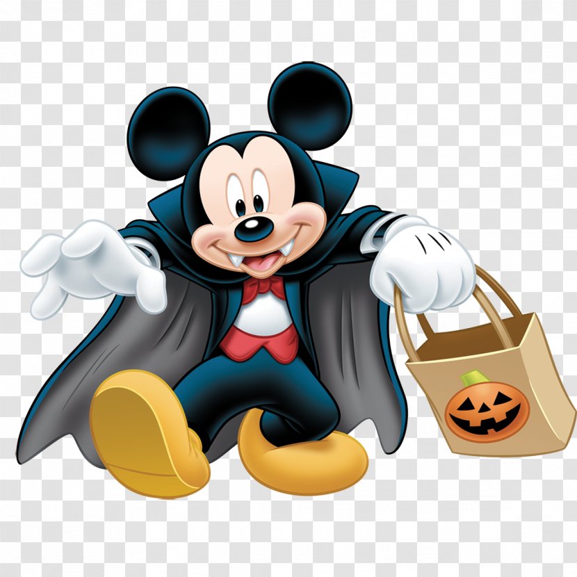 Mickey Mouse Minnie Halloween Clip Art - Disney Transparent PNG
