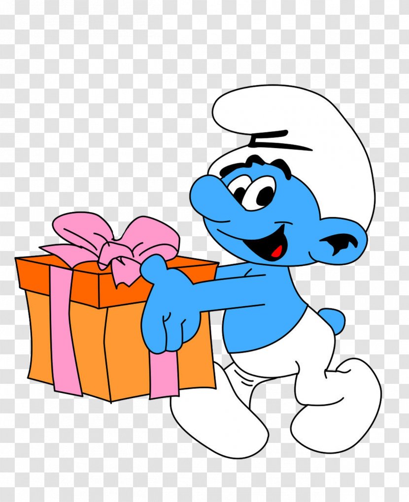 Smurfette Hefty Smurf Jokey Baker Brainy - Heart - Smurfs Village Transparent PNG