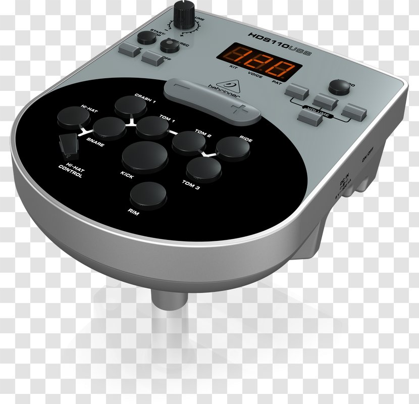 Electronic Drums Musical Instruments Bass - Weighing Scale Transparent PNG
