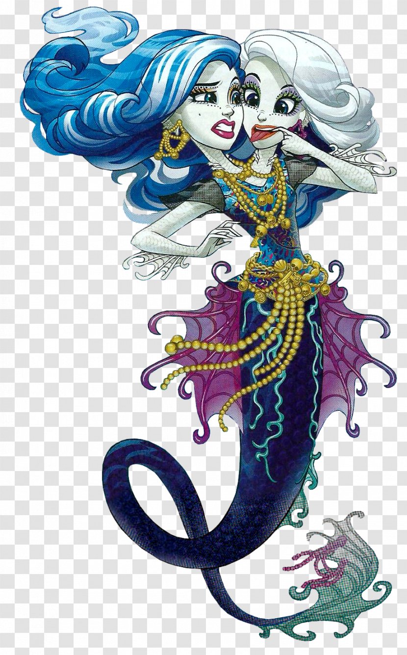 Monster High: Ghoul Spirit Doll Welcome To High - Mermaid Scales Transparent PNG
