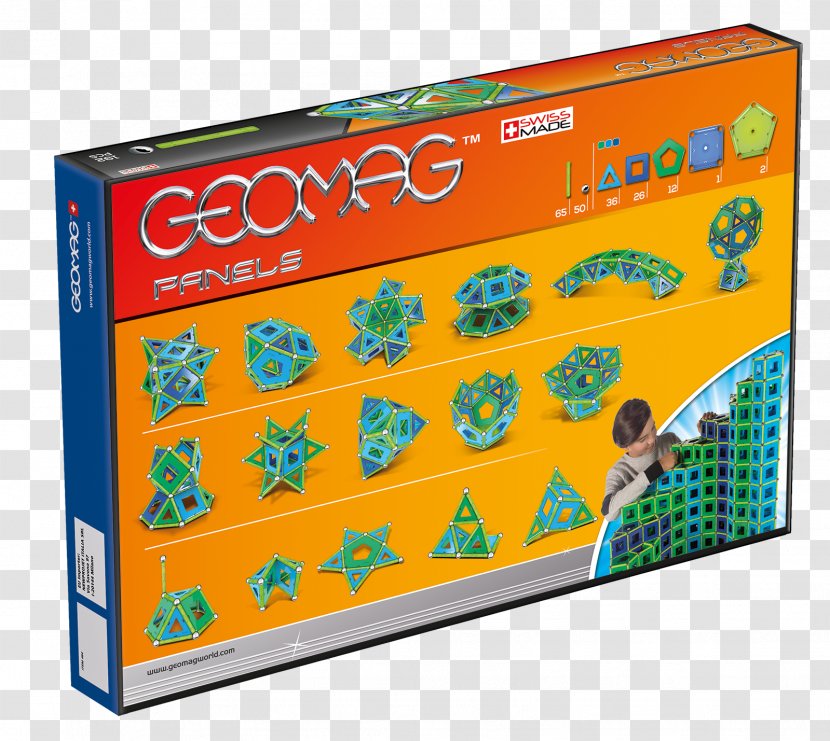 Geomag Toy Block Construction Set Craft Magnets - Steel Transparent PNG