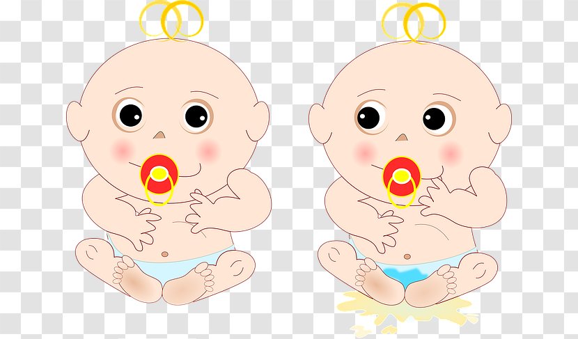 Infant Child Twin Pacifier - Flower - Cute Little Baby Transparent PNG