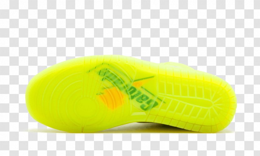 Walking Shoe - Yellow - Design Transparent PNG