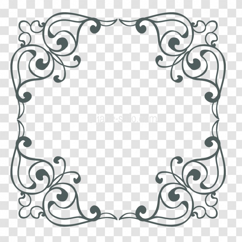 Picture Frames Pattern - Monochrome - Paris Transparent PNG