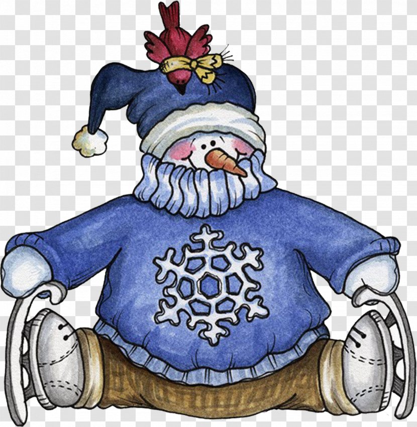 Snowman Winter Christmas Clip Art - Fictional Character Transparent PNG