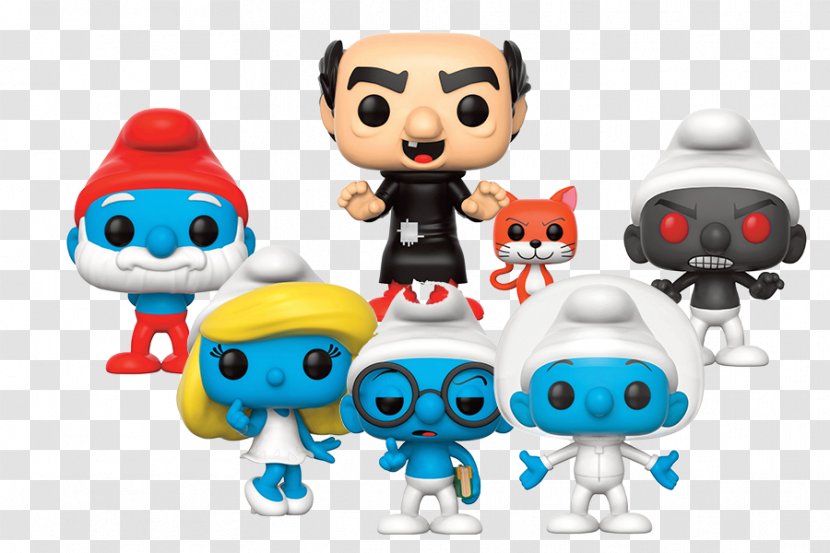 The Smurfs Smurfette Funko Gargamel Papa Smurf - Idea - Brainy Transparent PNG