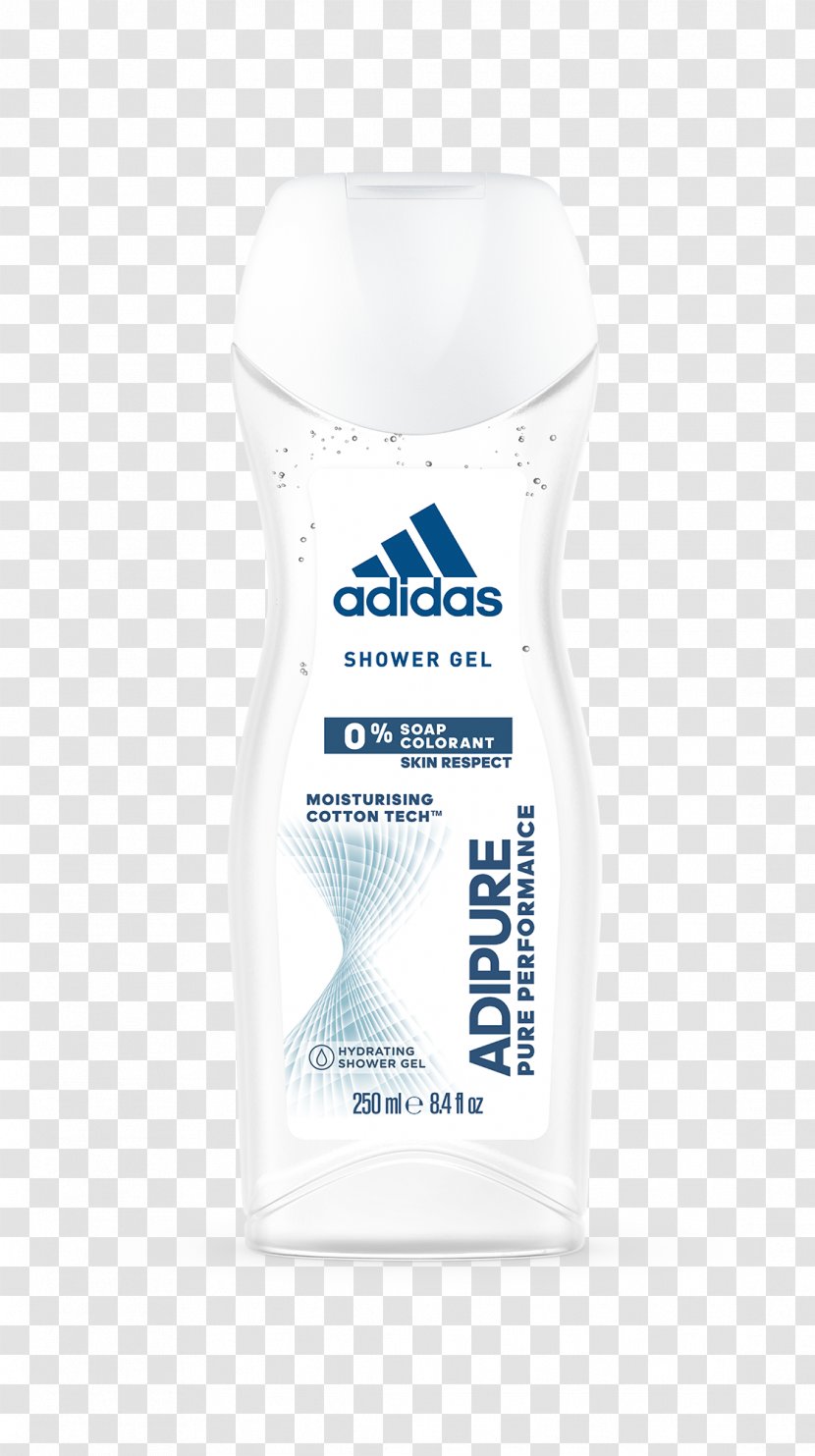Lotion AdiPure Shower Gel Adidas - Liquid Transparent PNG