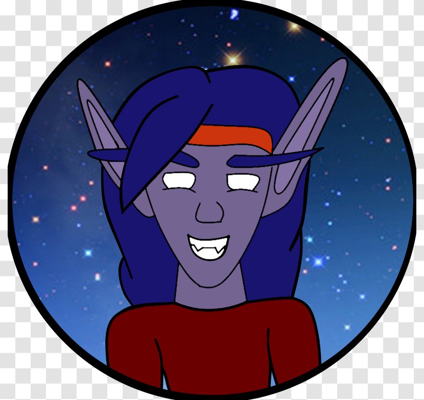 Cobalt Blue Star Character - Cartoon Transparent PNG