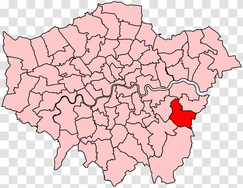 London Borough Of Islington Southwark City Westminster Camden Boroughs - Tower Hamlets - Map Transparent PNG