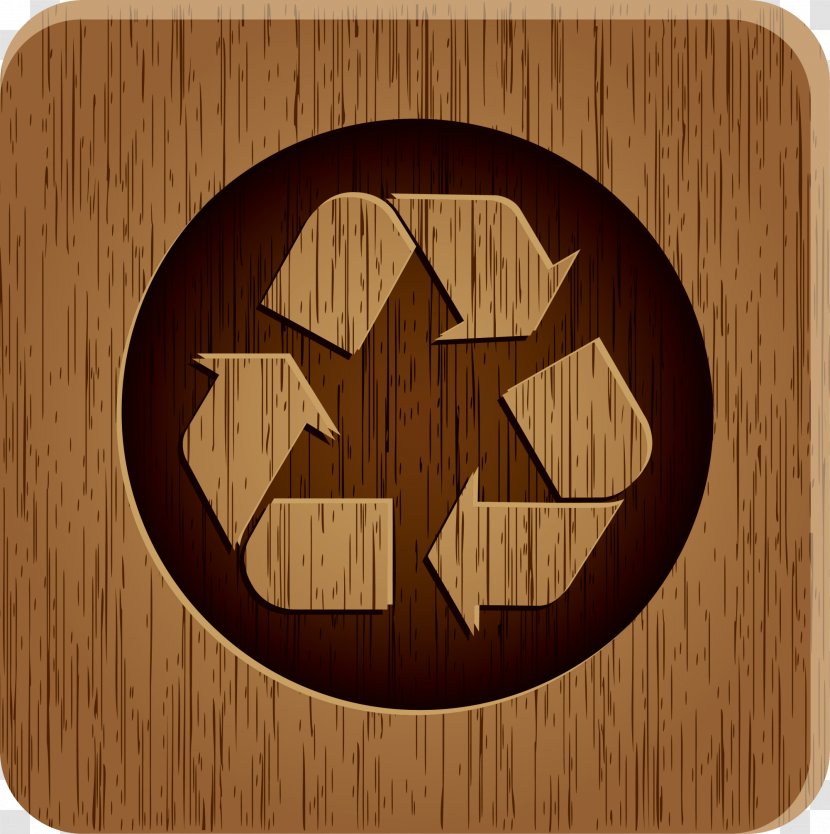 Recycling Symbol Reuse Waste Hierarchy Minimisation - Brown Wood Transparent PNG