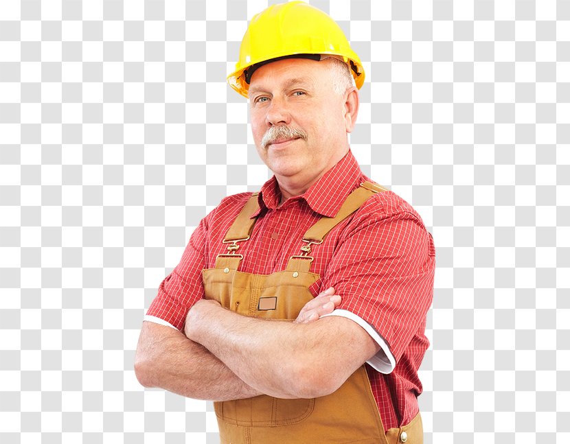 Construction Worker Foreman Architectural Engineering Laborer Building - Hard Hat Transparent PNG