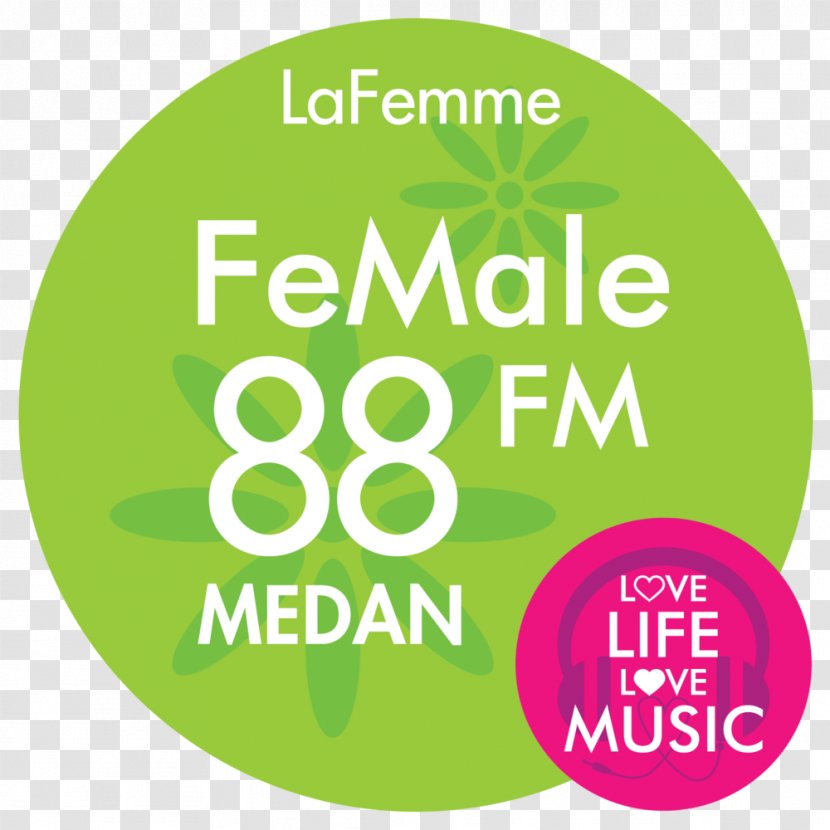 FeMale Radio Logo Broadcasting La Femme FM - Fm - Green Transparent PNG
