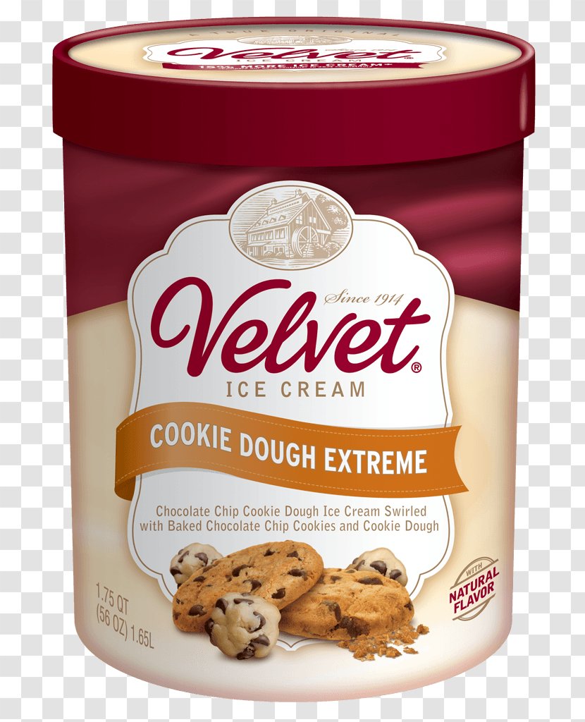 Ice Cream Chocolate Chip Cookie Utica Dough - Cartoon Transparent PNG