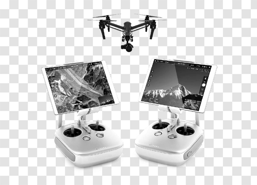 Remote Controls DJI Inspire 1 V2.0 Unmanned Aerial Vehicle Helicam Mavic Pro - 4k Resolution - Smooth Operator Transparent PNG