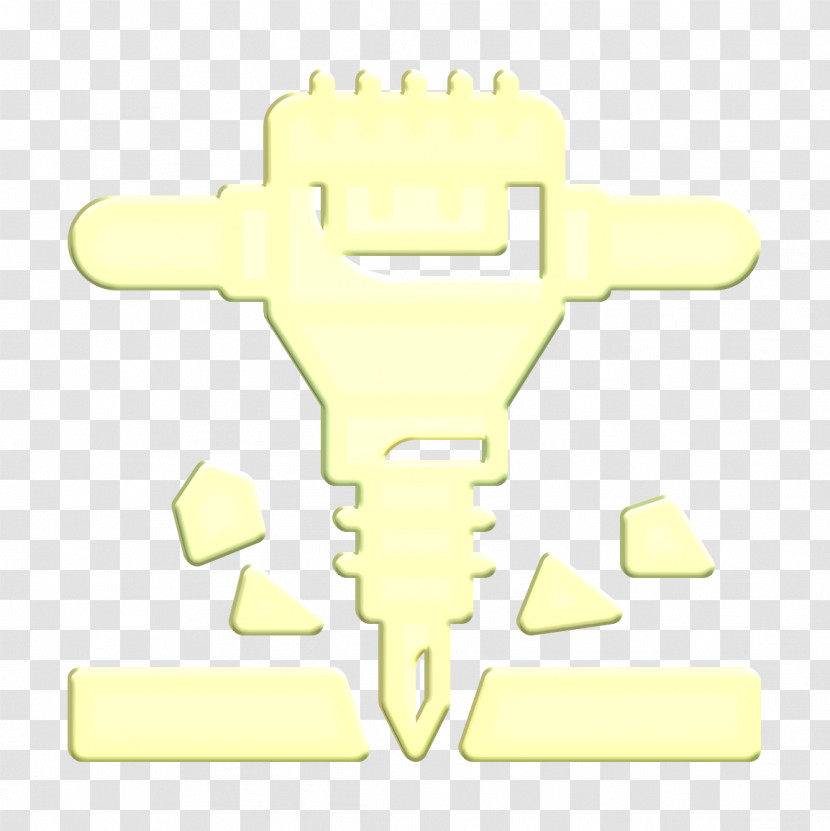 Labor Icon Jackhammer Icon Construction And Tools Icon Transparent PNG