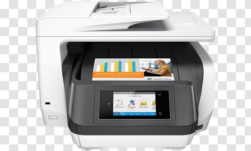 Hewlett-Packard HP Officejet Pro 8730 Multi-function Printer - Hp - Hewlett-packard Transparent PNG