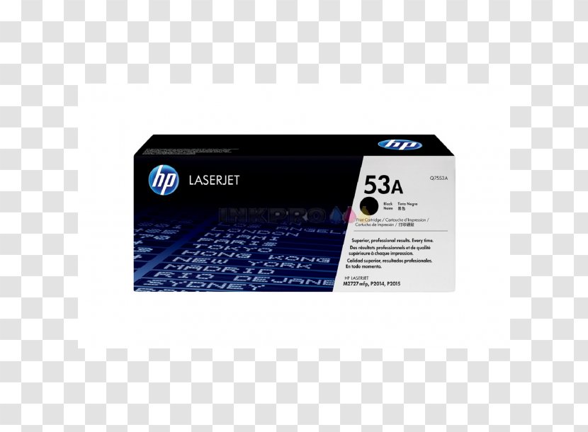 Hewlett-Packard HP Q2612A Black Toner Cartridge LaserJet - Brand - Hewlett-packard Transparent PNG