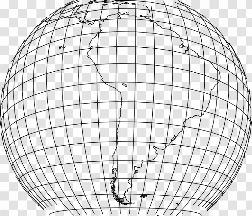 Grid Earth - Black And White - Longitude Transparent PNG