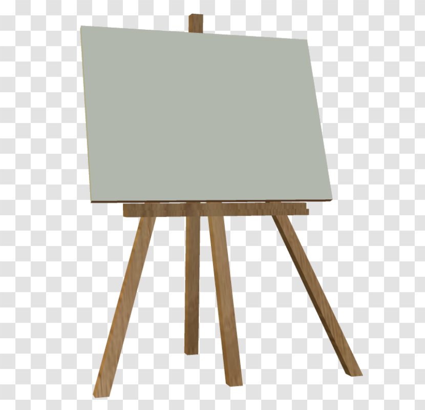 Easel The Art Of Painting Drawing Painter - Table Transparent PNG