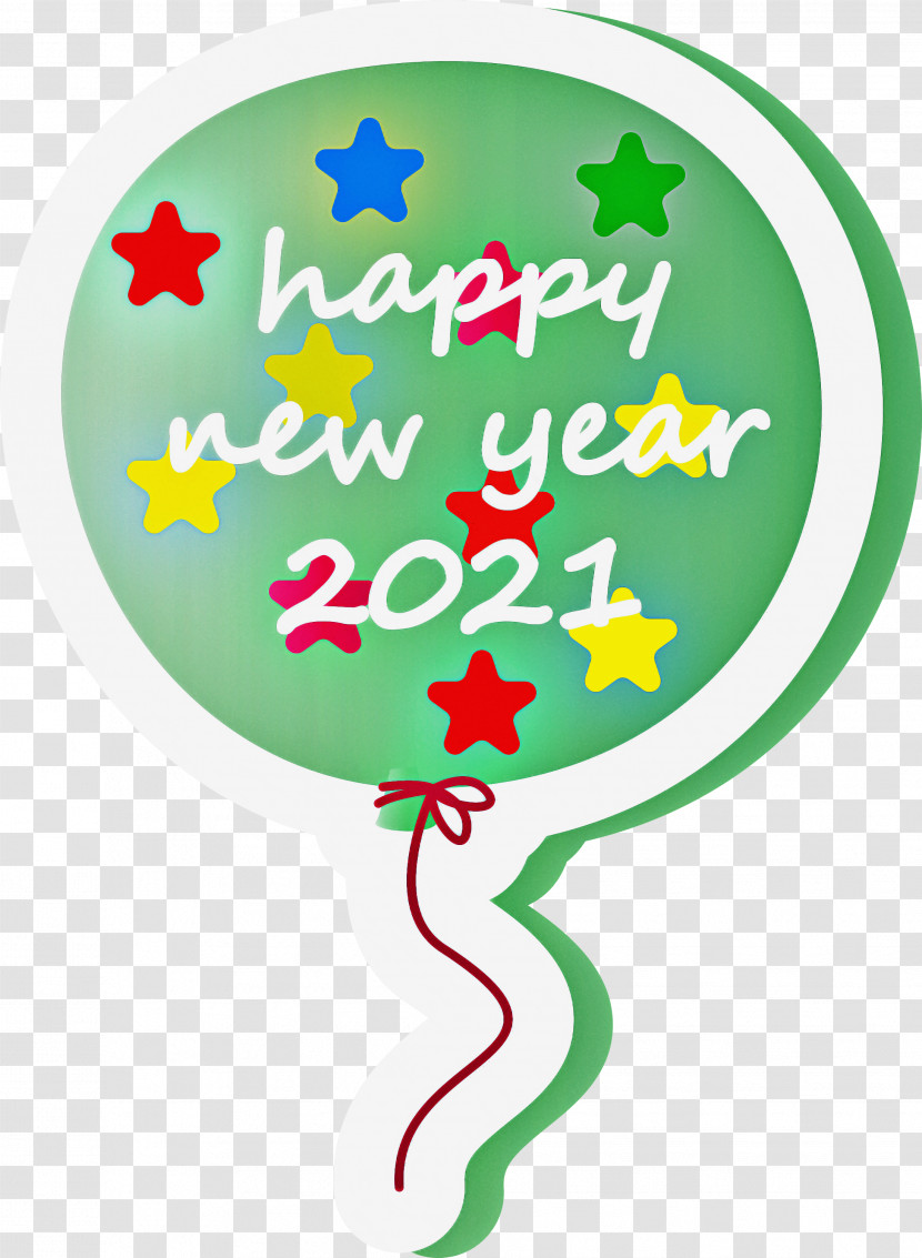 Balloon 2021 Happy New Year Transparent PNG