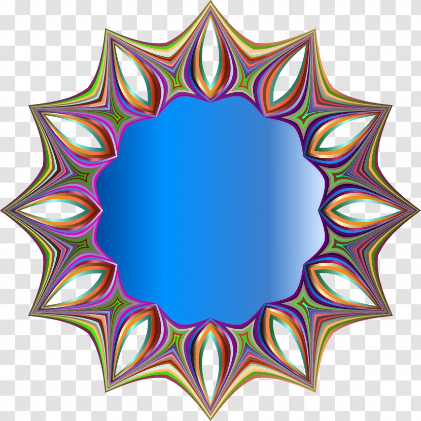 Mandala Coloring Book Geometric Shape Clip Art - Fashion Geometry Single Page Transparent PNG