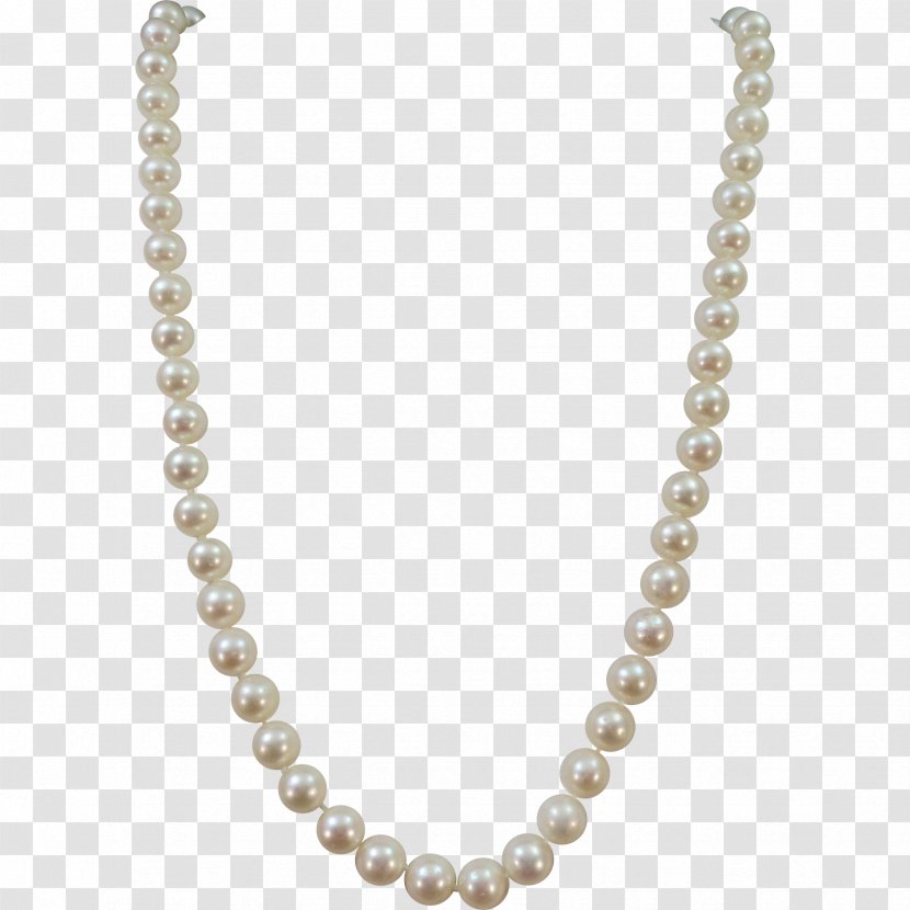 Pearl Earring Necklace Chain Jewellery - Material Transparent PNG