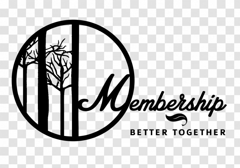 Better Together Logo Brand Lifetree Community Church Trademark - Black And White Transparent PNG