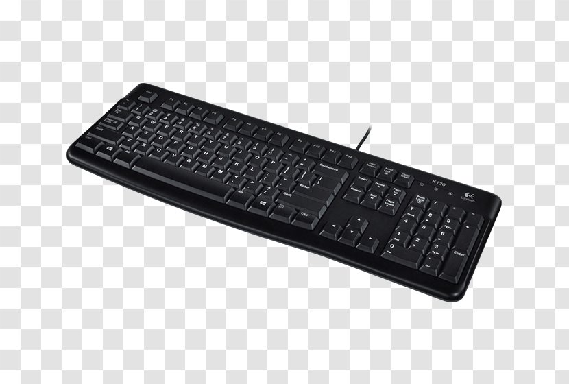 Computer Keyboard Logitech K120 Mouse USB - Output Device Transparent PNG