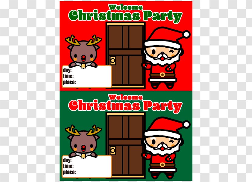 Santa Claus Christmas Decoration Ornament Card - Wreath - Cheer Leader Transparent PNG