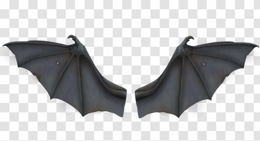 Bat Wing Development Flight Clip Art - Halloween - Gray Wings Transparent PNG