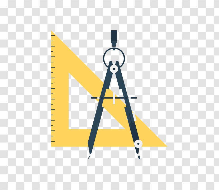 Compass Set Square Triangle - Energy - Data Transparent PNG