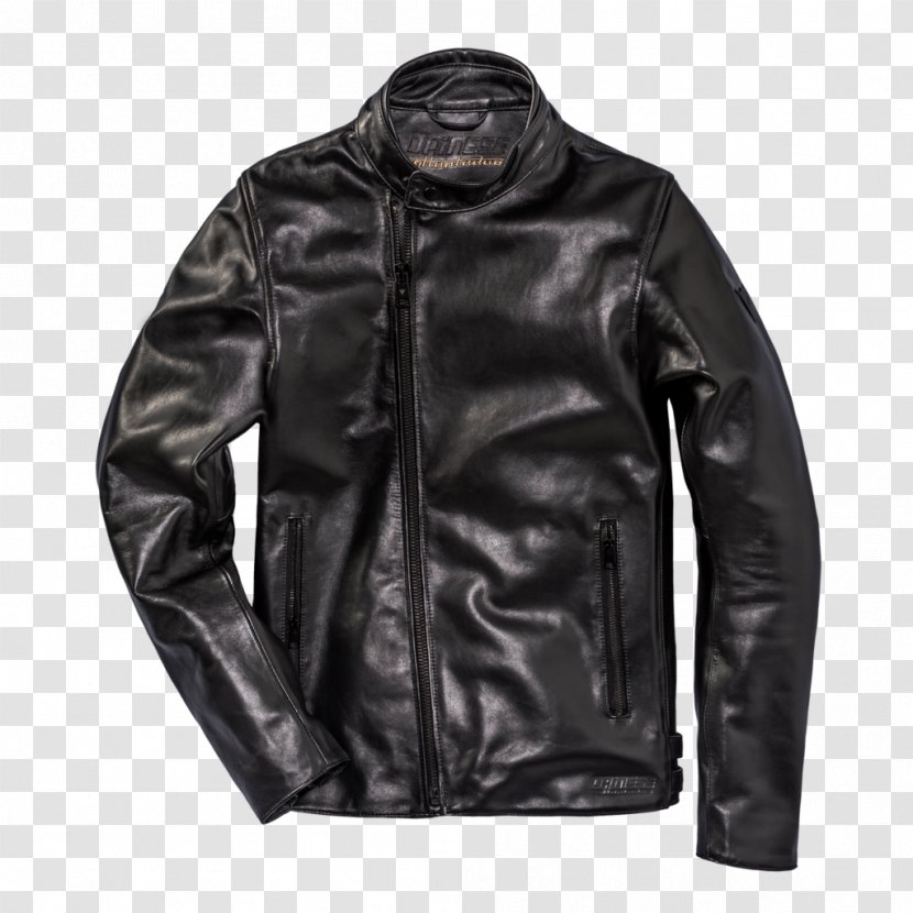 Leather Jacket Motorcycle Clothing - Sleeve Transparent PNG