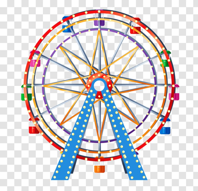 Ferris Wheel Car Clip Art - Tourist Attraction - Roda GIGANTE Transparent PNG