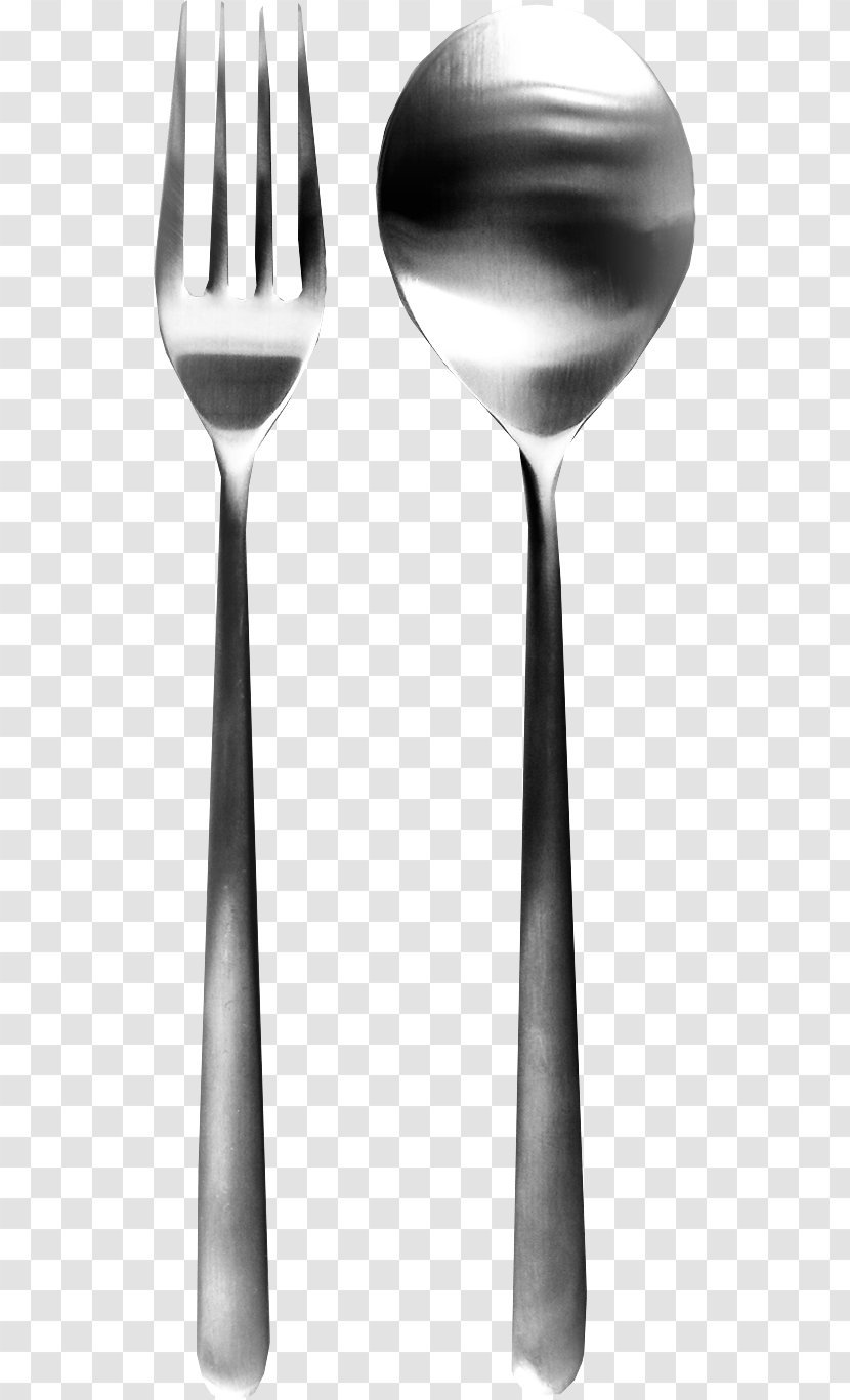 Fork Spoon Icon - Gray Transparent PNG