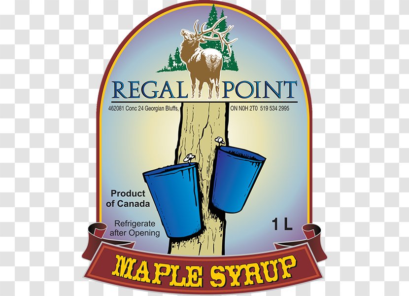 Georgian Bluffs Maple Syrup Label - Barrel Transparent PNG