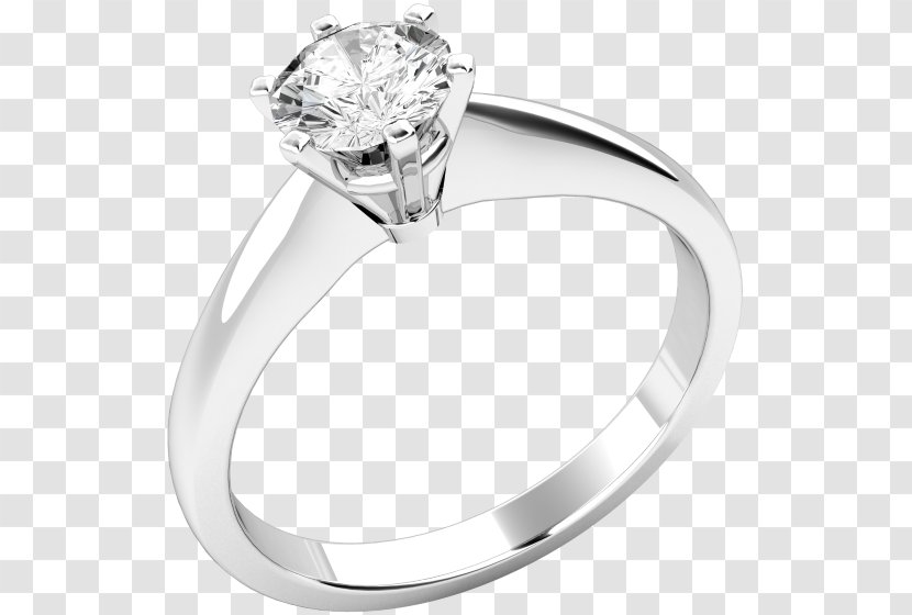 Engagement Ring Solitaire Diamond Brilliant - Wedding Ceremony Supply Transparent PNG