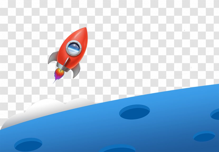 Download - Artworks - Rocket Blue Planet Surface Transparent PNG