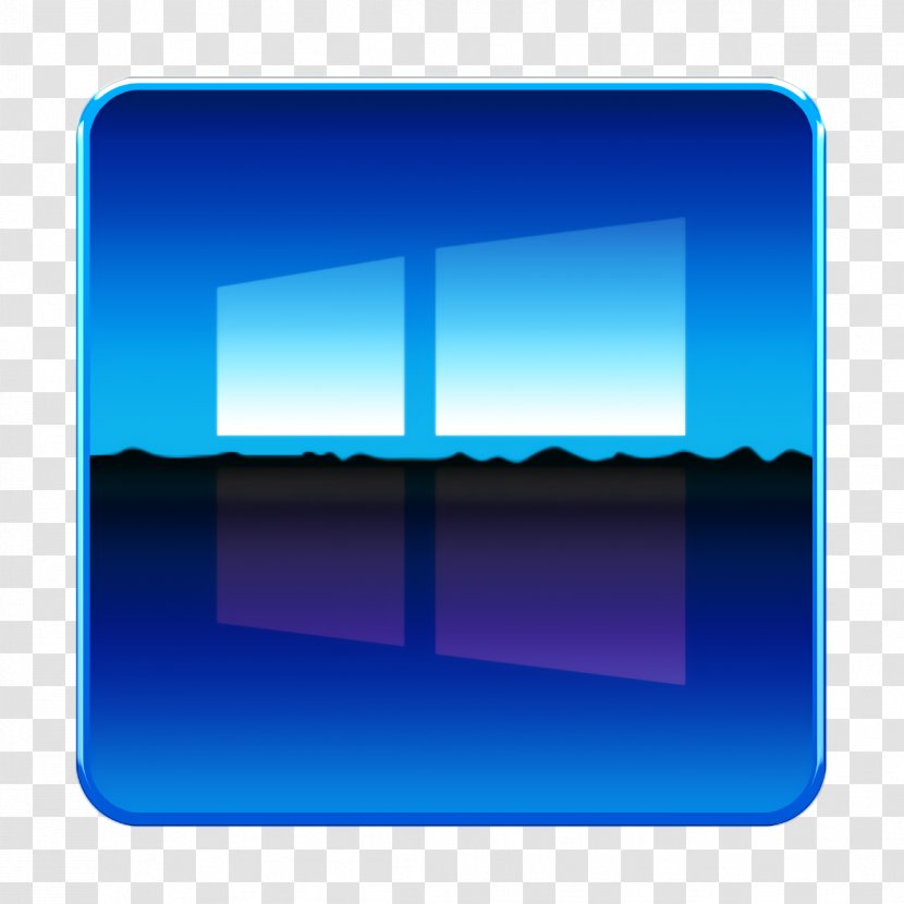 Microsoft Icon Windows Windows8 - Cobalt Blue - Electronic Device Rectangle Transparent PNG
