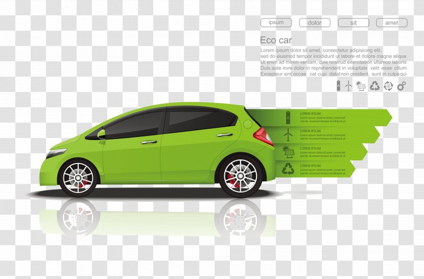 Car Infographic Graphic Design Chart - Creative Business Information Analysis Transparent PNG
