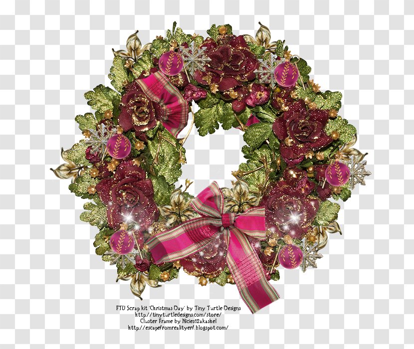 Wreath Floral Design Christmas Cut Flowers Transparent PNG