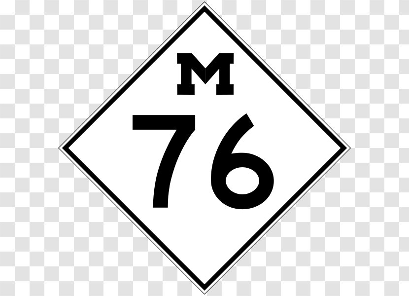 Muskegon M-46 M-20 Michigan State Trunkline Highway System Road - Symbol Transparent PNG