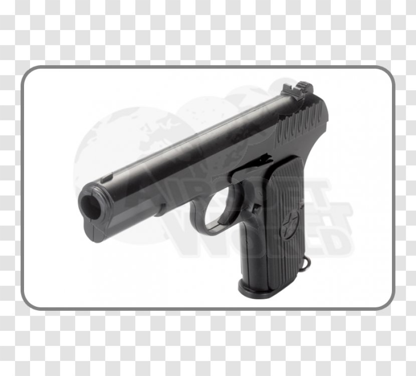 Trigger Air Gun Firearm Barrel TT Pistol - Watercolor - Weapon Transparent PNG